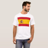 T-shirt Drapeau de l'Espagne (Devant entier)