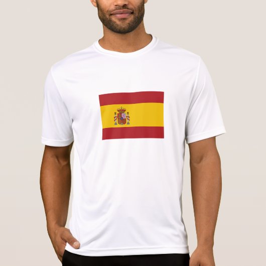 T-shirt Drapeau de l'Espagne (Devant)