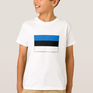 T-shirt Drapeau de l'Estonie