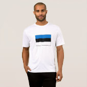T-shirt Drapeau de l'Estonie (Devant entier)