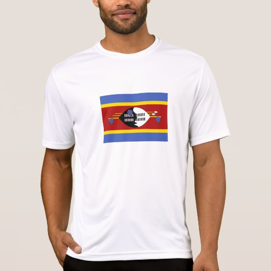 T-shirt Drapeau de l'Eswatini (Devant)