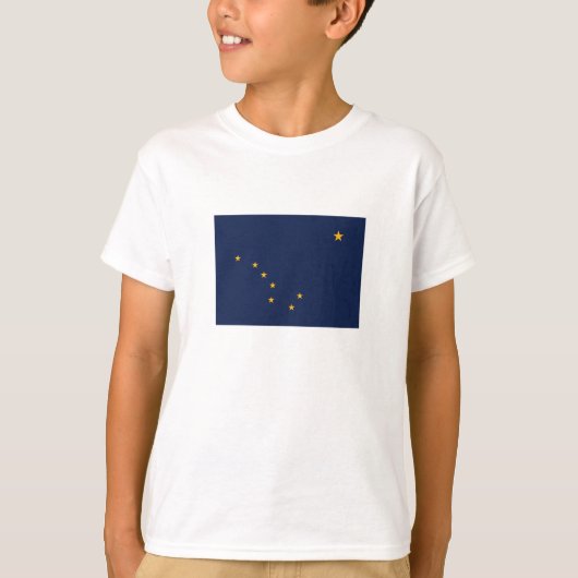 T-shirt Drapeau de l'État d'Alaska (Devant)