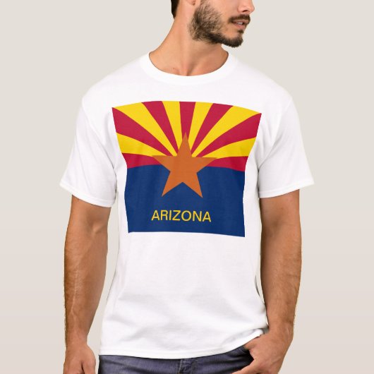 T-shirt Drapeau de l'État d'Arizona (Devant)