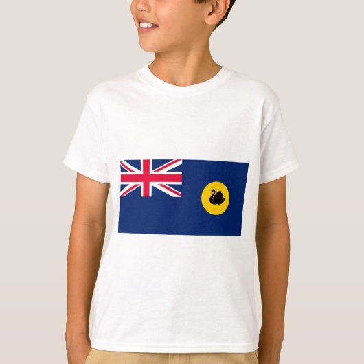 T-shirt Drapeau de l'État d'Australie-Occidentale (Devant)