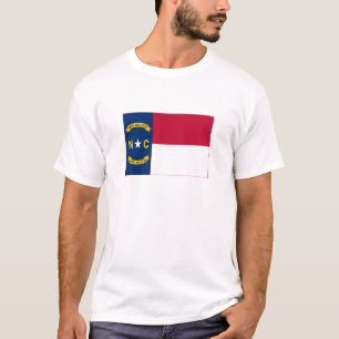 T-shirt Drapeau de l'État de Caroline du Nord