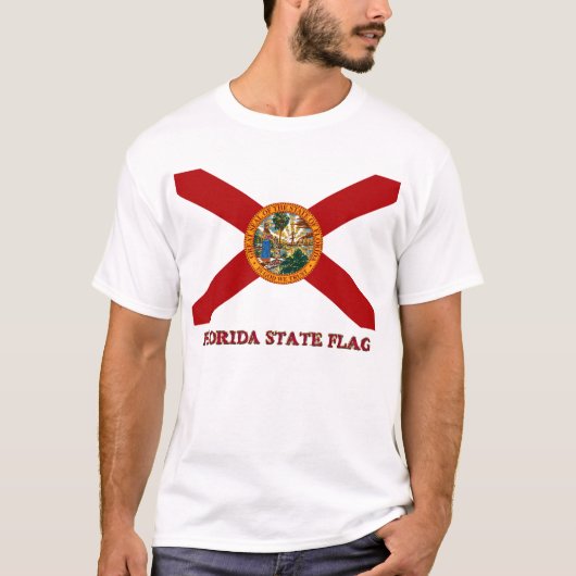 T-shirt Drapeau de l'État de Floride (Devant)