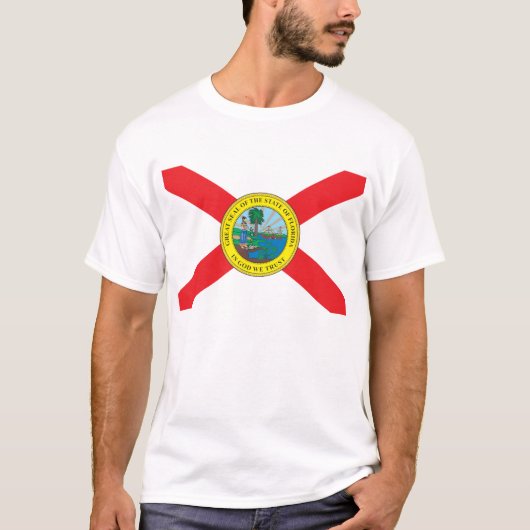 T-shirt Drapeau de l'État de Floride (Devant)