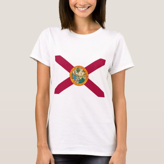 T-shirt Drapeau de l'État de Floride (Devant)