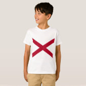 T-shirt Drapeau de l'état de l'Alabama (Devant entier)