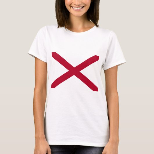 T-shirt Drapeau de l'état de l'Alabama (Devant)