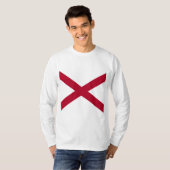 T-shirt Drapeau de l'état de l'Alabama (Devant entier)