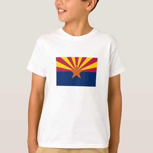 T-shirt Drapeau de l'État de l'Arizona (Devant)