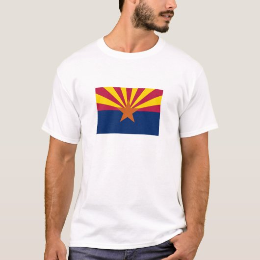 T-shirt Drapeau de l'État de l'Arizona (Devant)