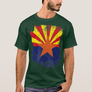T-shirt Drapeau de l'État de l'Arizona drapeau de l'Arizon