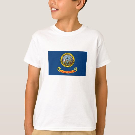 T-shirt Drapeau de l'État de l'Idaho (Devant)