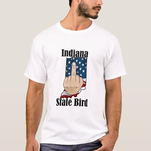 T-shirt Drapeau de l'état de l'Indiana (Devant)
