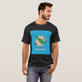 T-shirt Drapeau de l'état de l'Oklahoma Sticker rond class (Devant entier)