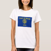 T-shirt Drapeau de l'État de l'Oregon (Devant)