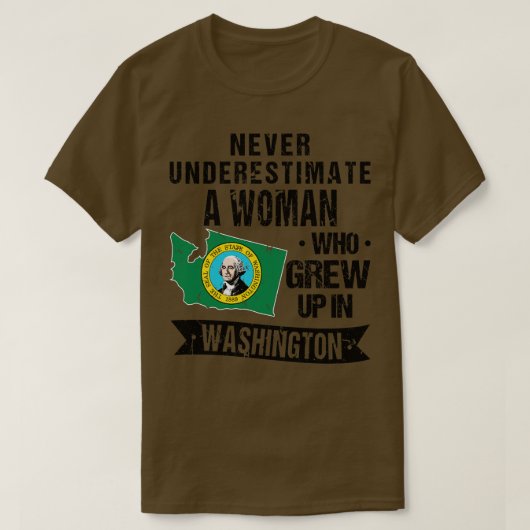 T-shirt Drapeau de l'État de Washington (Design devant)