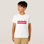 T-shirt Drapeau de l'État de Washington DC (Devant entier)
