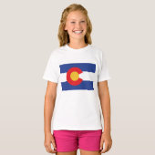 T-shirt Drapeau de l'État du Colorado (Devant entier)