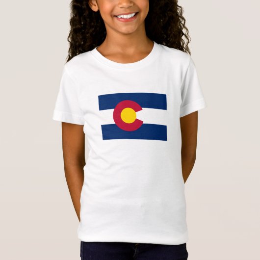 T-Shirt Drapeau de l'État du Colorado (Devant)