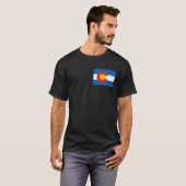 T-shirt Drapeau de l'État du Colorado (Devant entier)