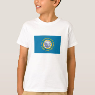 T-shirt Drapeau de l'État du Dakota du Sud