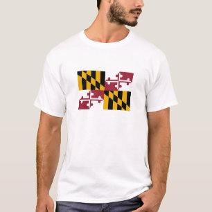 T-shirt Drapeau de l'État du Maryland