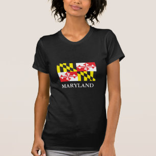 T-shirt Drapeau de l'état du Maryland