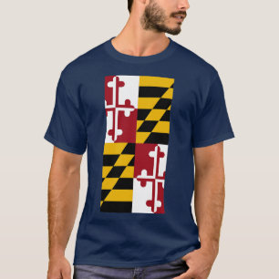 T-shirt Drapeau de l'État du Maryland