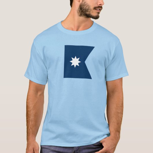 T-shirt Drapeau de l'État du Minnesota (Devant)
