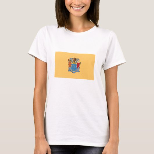 T-shirt Drapeau de l'État du New Jersey (Devant)