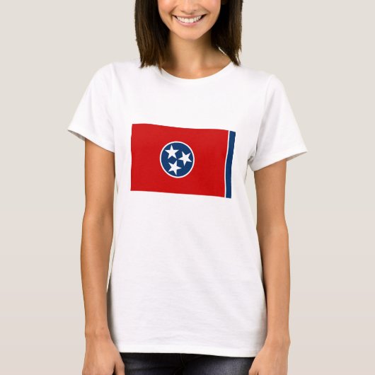T-shirt Drapeau de l'État du Tennessee (Devant)