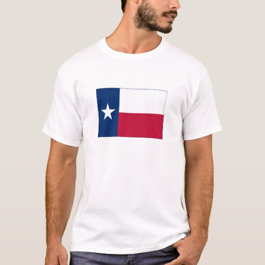 T-shirt Drapeau de l'État du Texas (Devant)