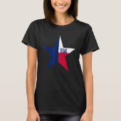 T-shirt Drapeau De L'État Du Texas (Devant)