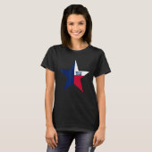 T-shirt Drapeau De L'État Du Texas (Devant entier)