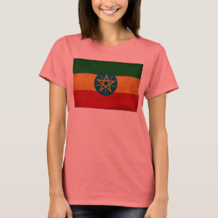 T-shirt Drapeau de l'Ethiopie