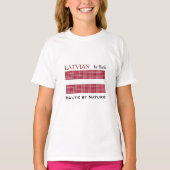 T-shirt Drapeau de Lettonie (Devant)
