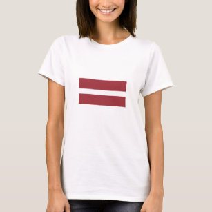 T-shirt Drapeau de Lettonie patriotique