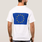 T-SHIRT DRAPEAU DE L'EUROPE (Dos)