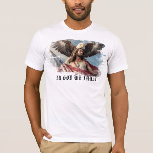 T-shirt *~* Drapeau de l'homme patriotique AP27 Eagle Patr
