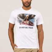 T-shirt *~* Drapeau de l'homme patriotique AP27 Eagle Patr (Devant)