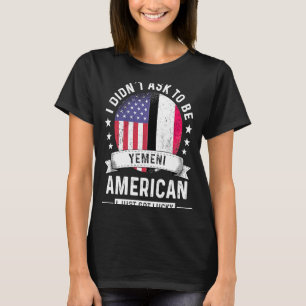 T-shirt Drapeau de l'Humour du Patriot Américain Yéménite