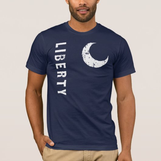 T-shirt Drapeau de liberté de Moultrie (Devant)