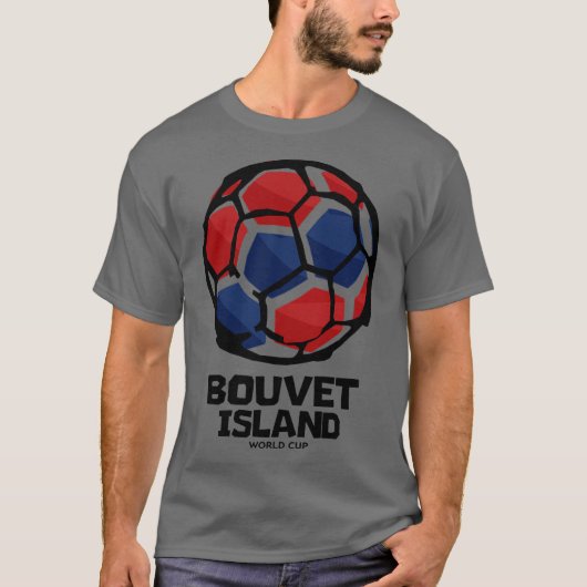 T-shirt Drapeau de l'île de Bouvet (Devant)