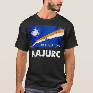 T-shirt Drapeau de l'île Marshall Majuro