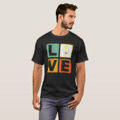 T-shirt Drapeau de l'île Rhode Love Rhode Island (Devant entier)