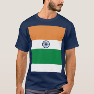 T-shirt Drapeau de l'Inde
