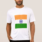 T-shirt Drapeau de l'Inde (Devant)